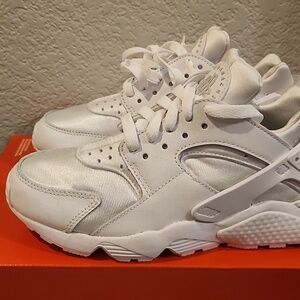 New Nike Air Huarache Sneakers White Pure Plat Men's Size 6 Shoes Women's 7.5